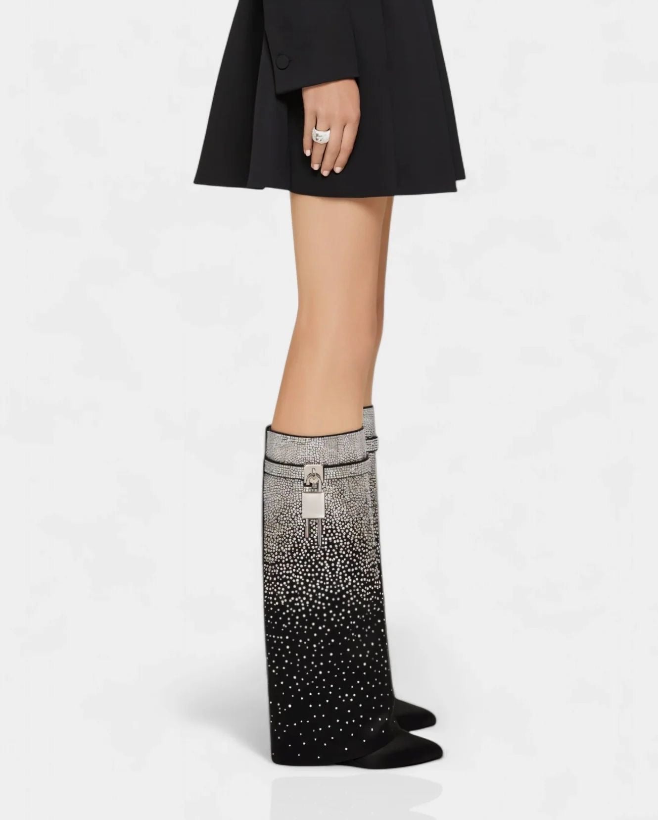 Laura - cizme cu sclipici