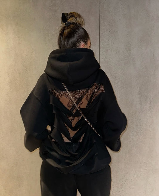 Laura - hanorac high flower