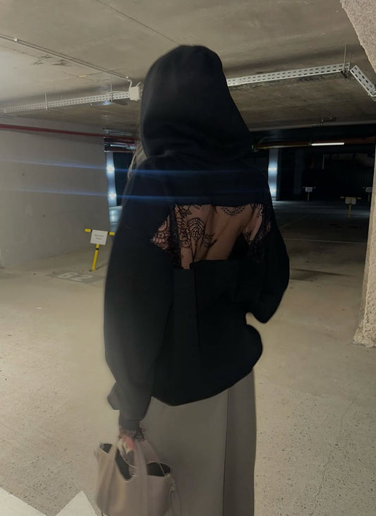 Laura - hanorac low flower