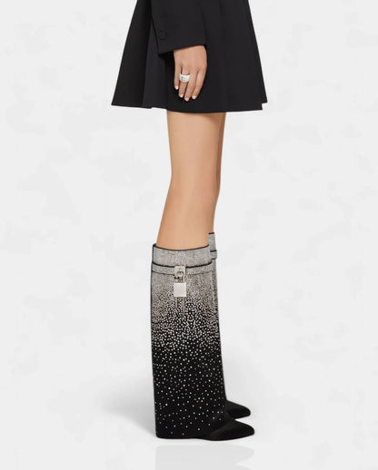 Laura - cizme cu sclipici